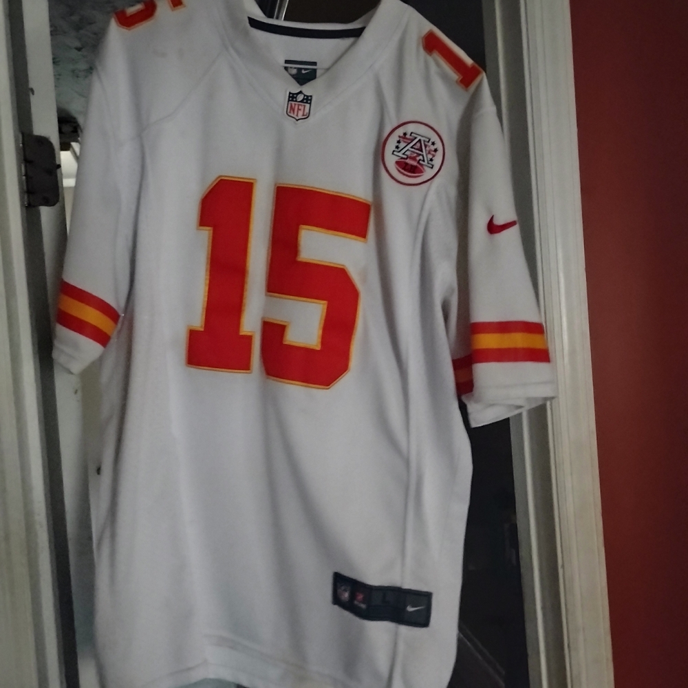 Nike White Jersey with Red and Yellow Accents